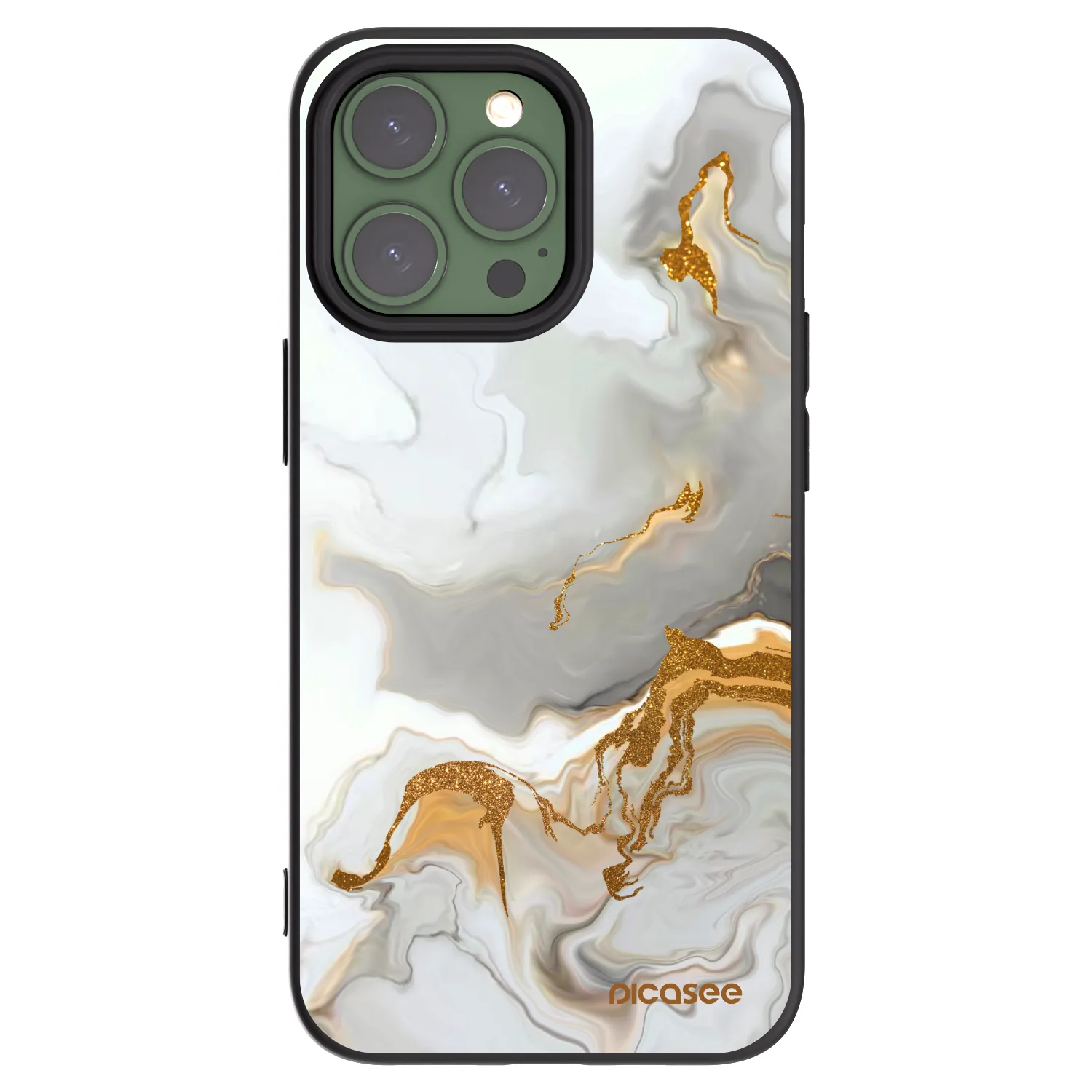 Picasee silikonový černý obal pro Apple iPhone 13 Pro - Her