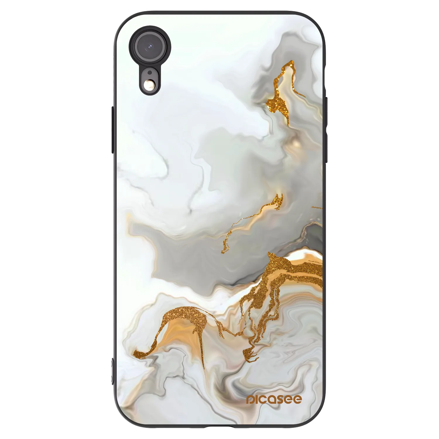 Picasee silikonový černý obal pro Apple iPhone XR - Her