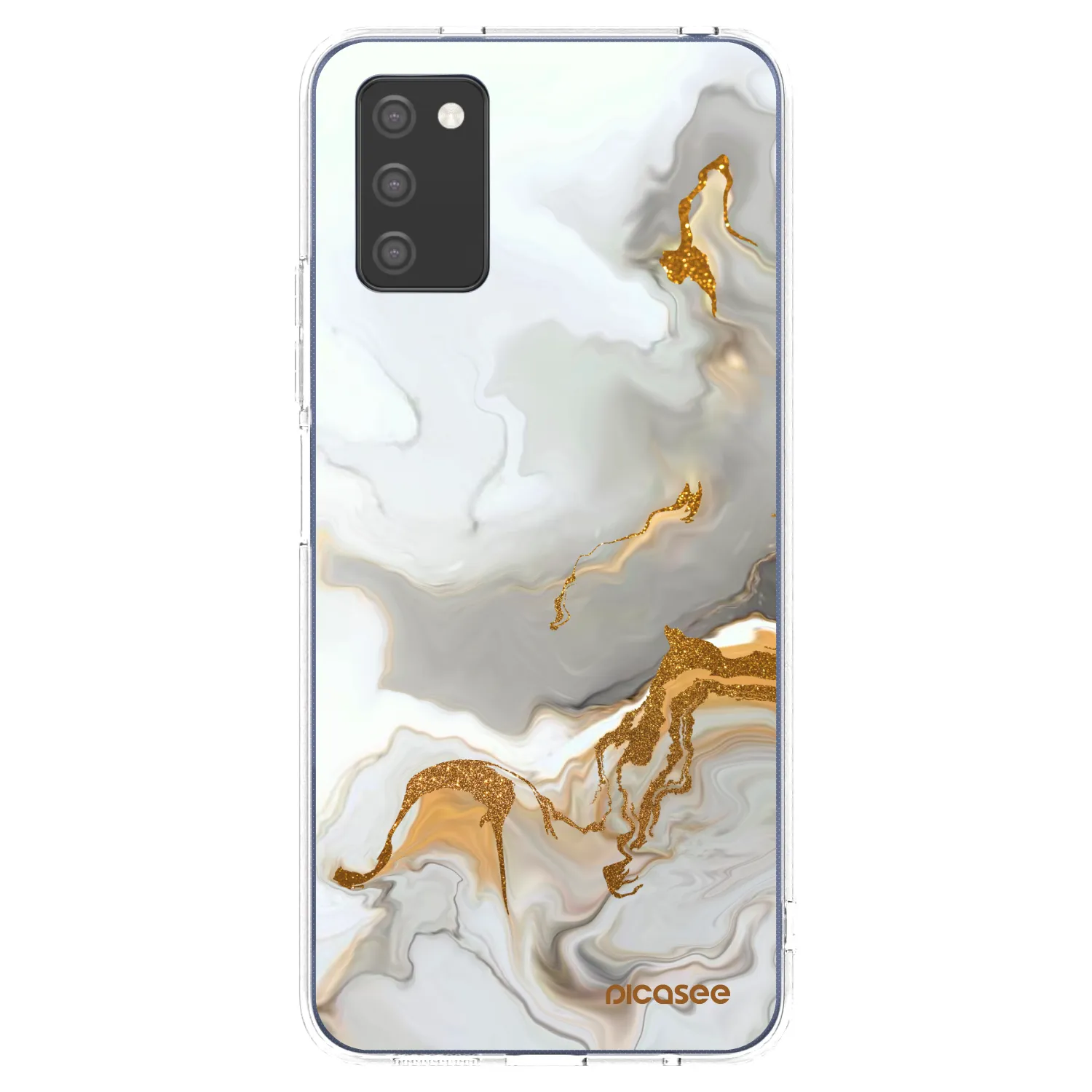 Picasee silikonový průhledný obal pro Samsung Galaxy A02s A025G - Her