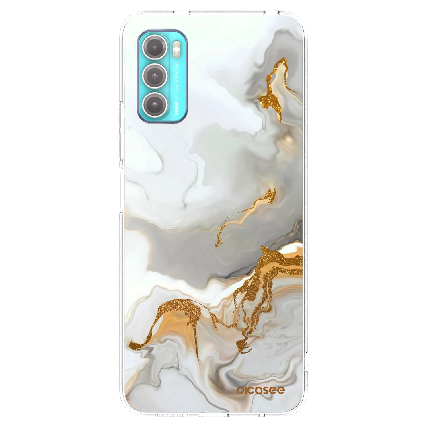 Picasee silikonový průhledný obal pro Motorola Moto G60 - Her