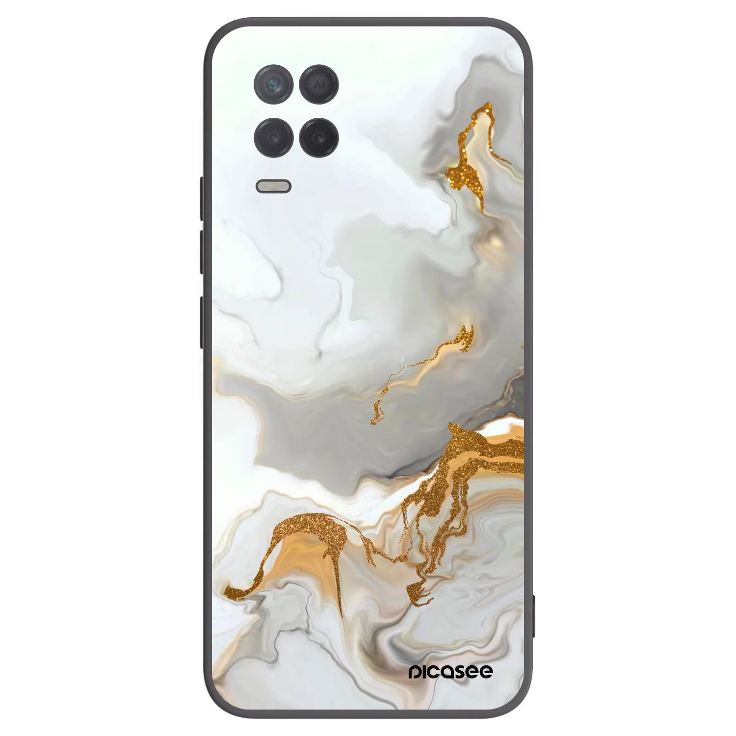 Picasee silikonový černý obal pro Realme 8 5G - Her