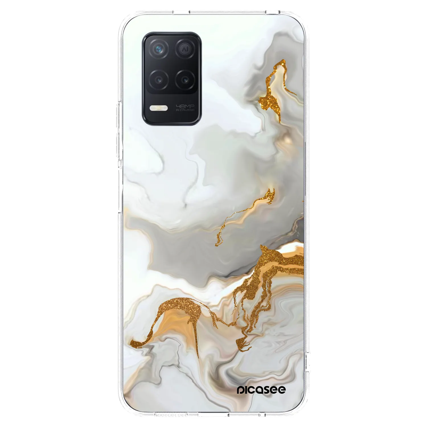 Picasee silikonový průhledný obal pro Realme 8 5G - Her