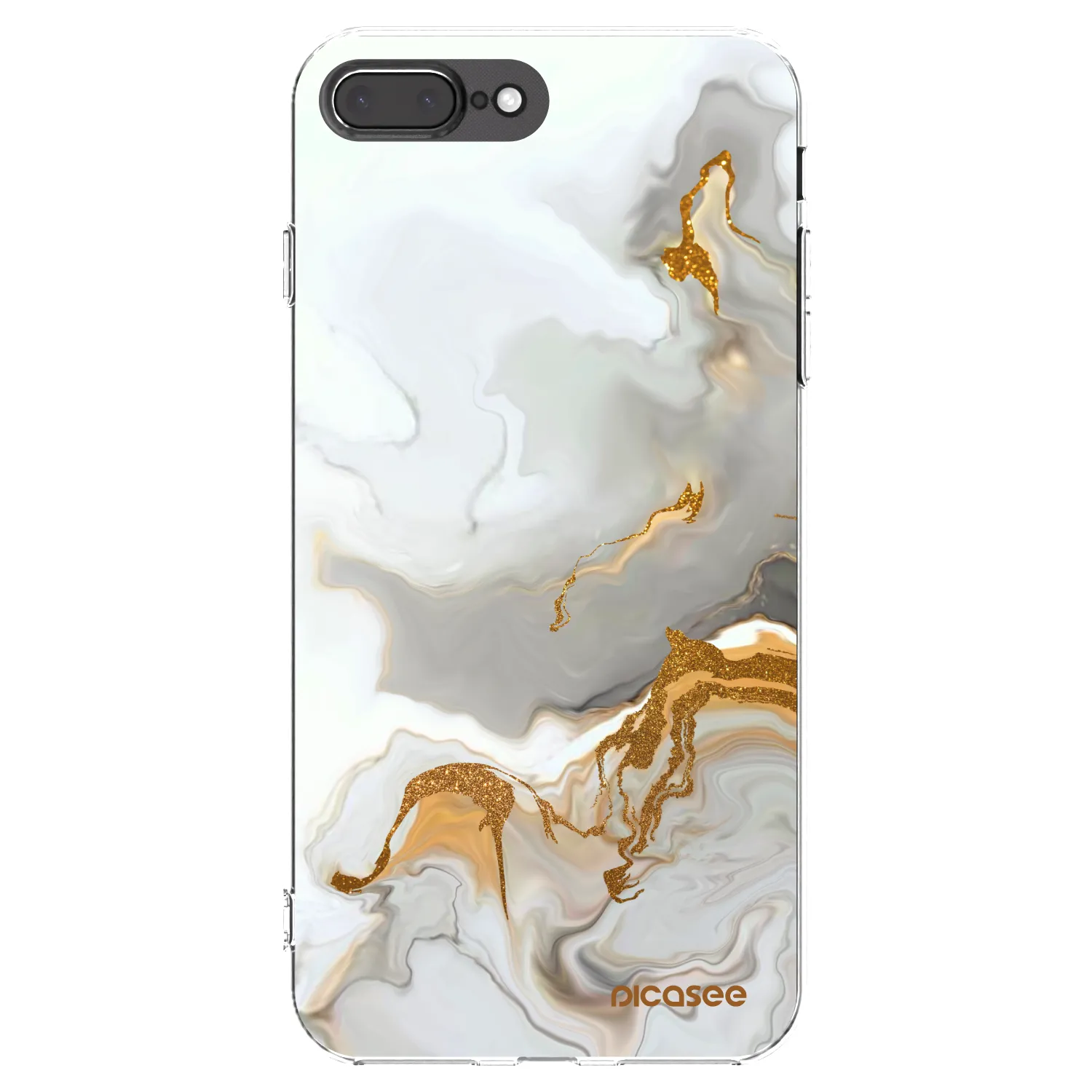 Picasee silikonový průhledný obal pro Apple iPhone 7 Plus - Her