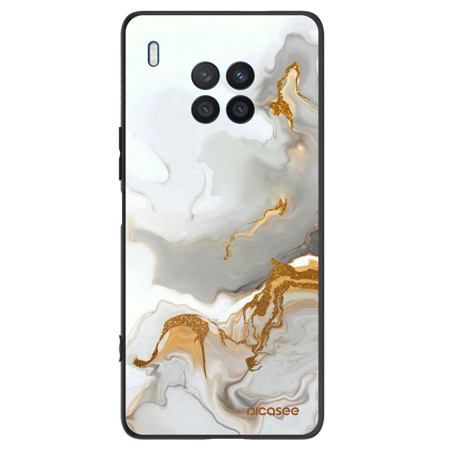Picasee silikonový černý obal pro Honor 50 Lite - Her