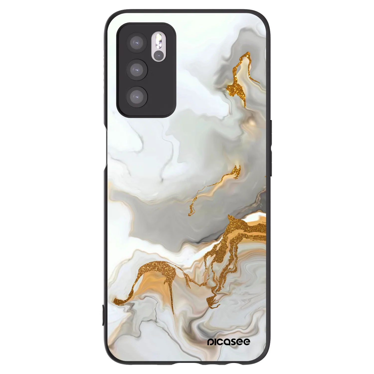 Picasee silikonový černý obal pro OPPO A16s - Her