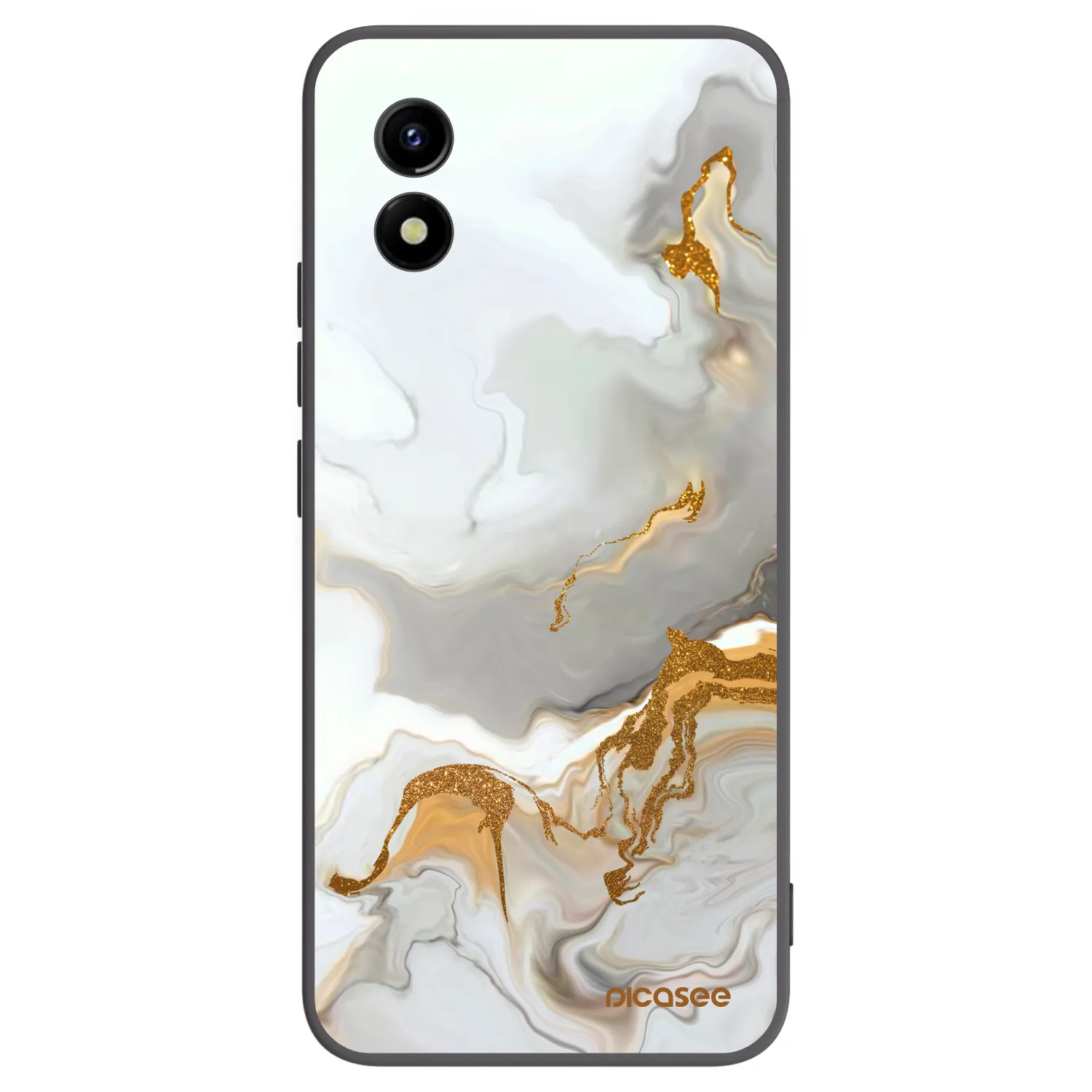 Picasee silikonový černý obal pro Vivo Y01 - Her