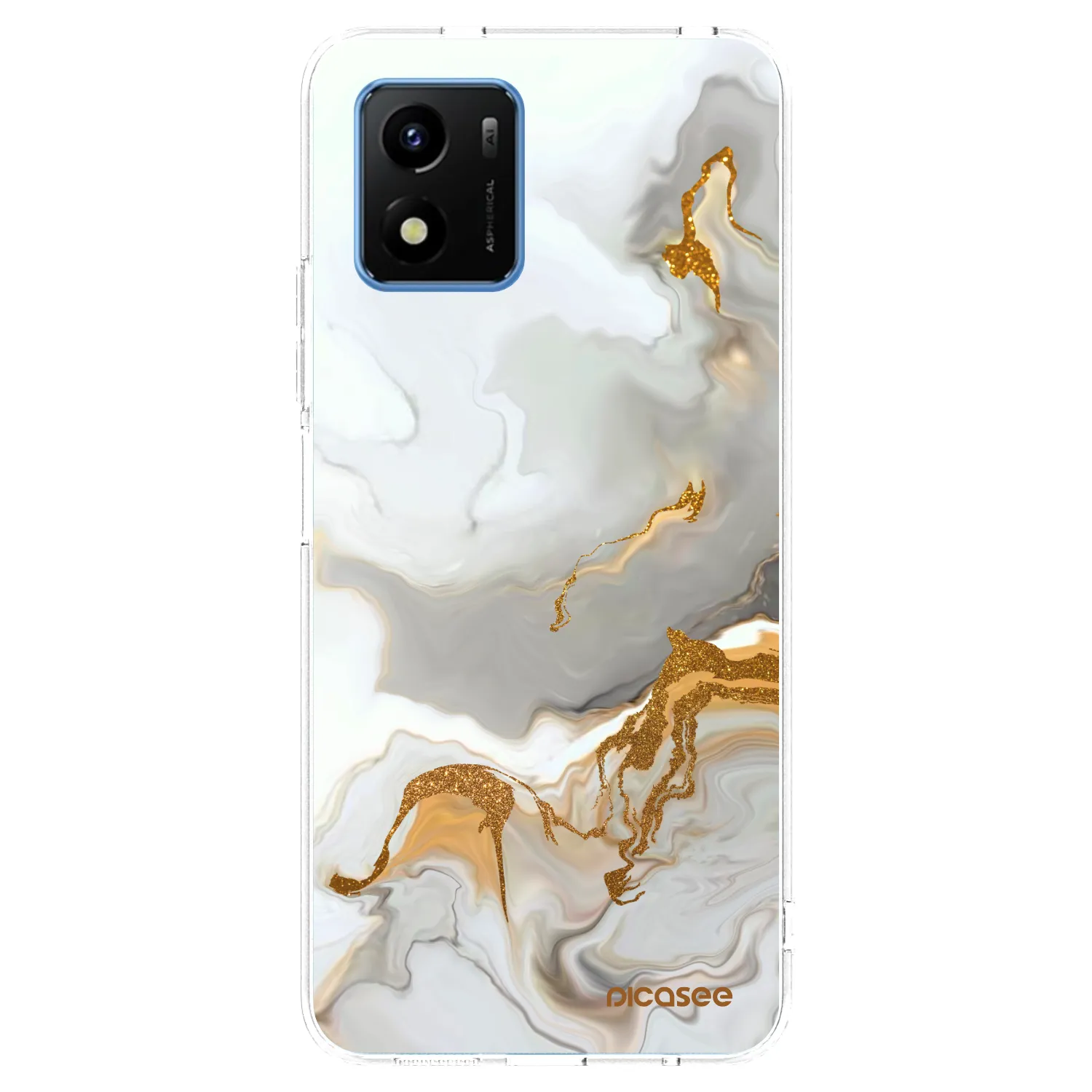 Picasee silikonový průhledný obal pro Vivo Y01 - Her