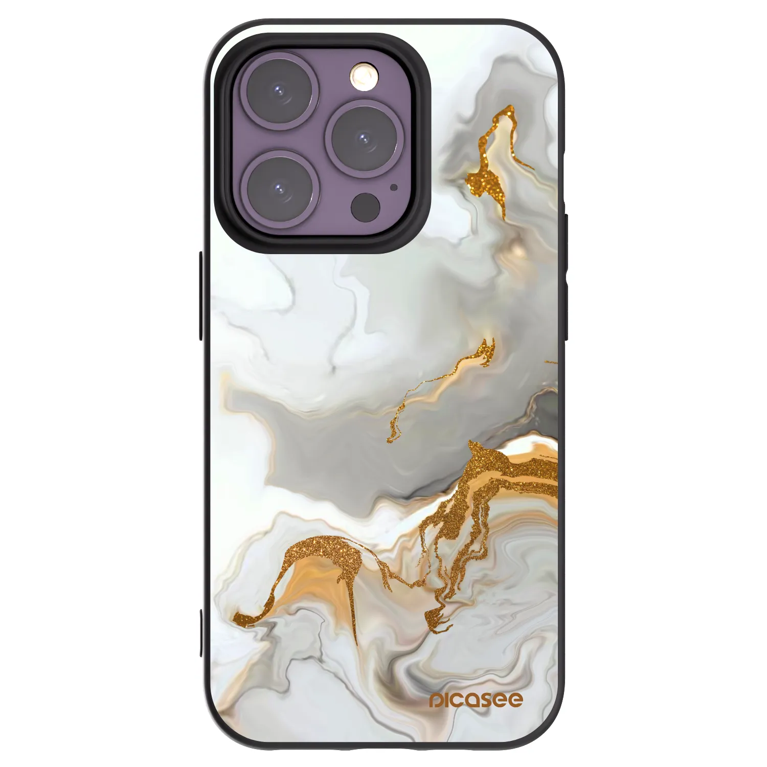 Picasee silikonový černý obal pro Apple iPhone 14 Pro - Her