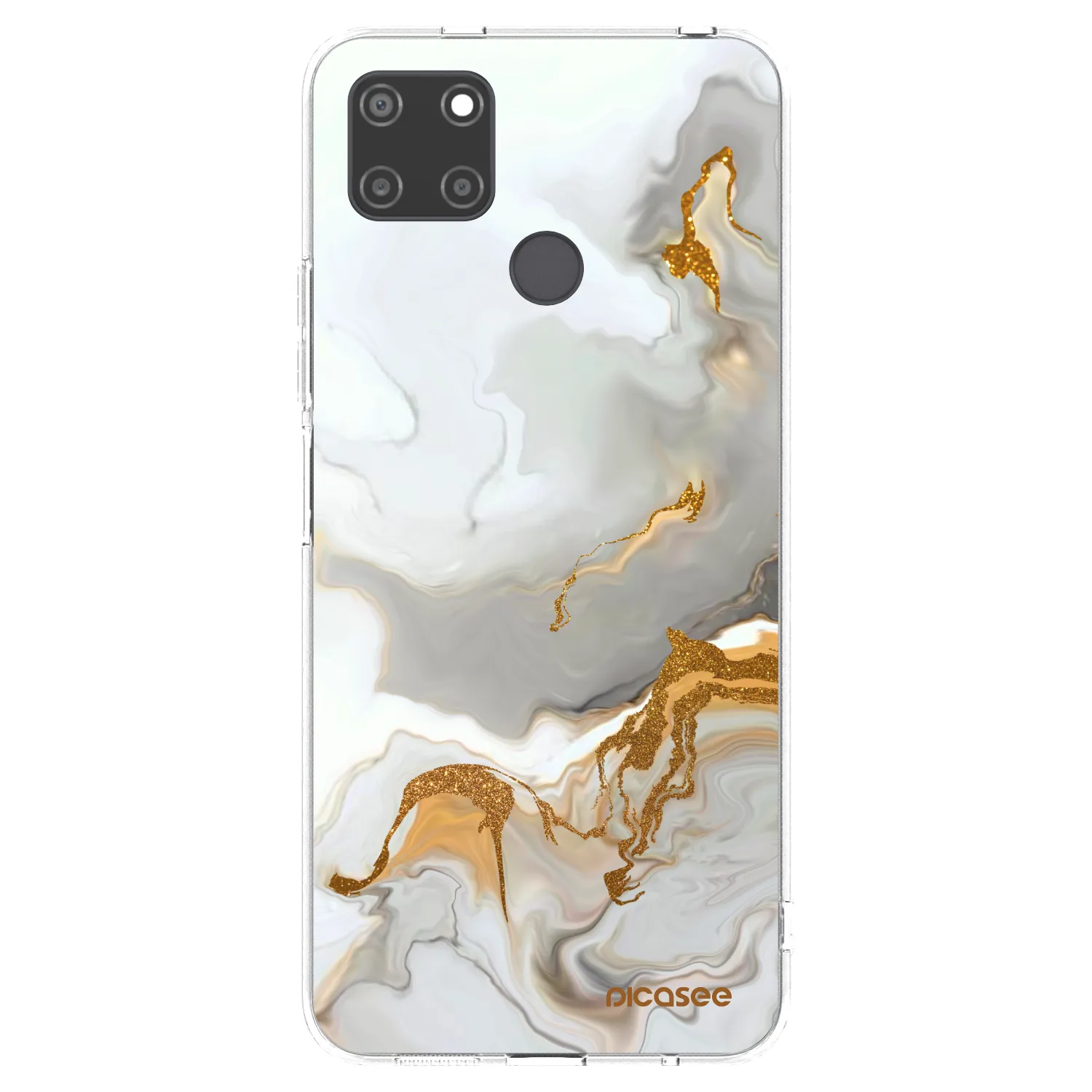 Picasee silikonový průhledný obal pro Realme C21Y - Her