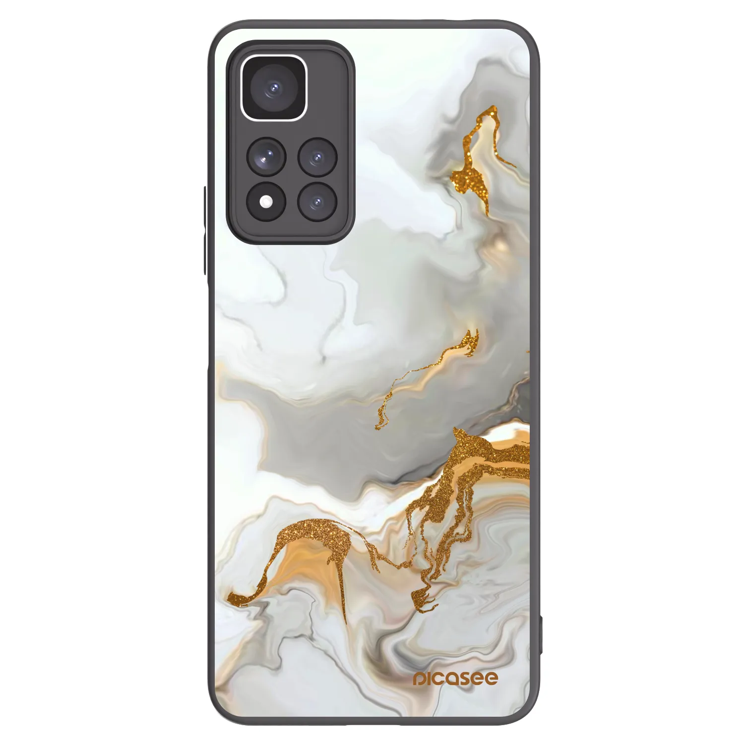 Picasee silikonový černý obal pro Xiaomi Redmi Note 11 Pro+ 5G - Her