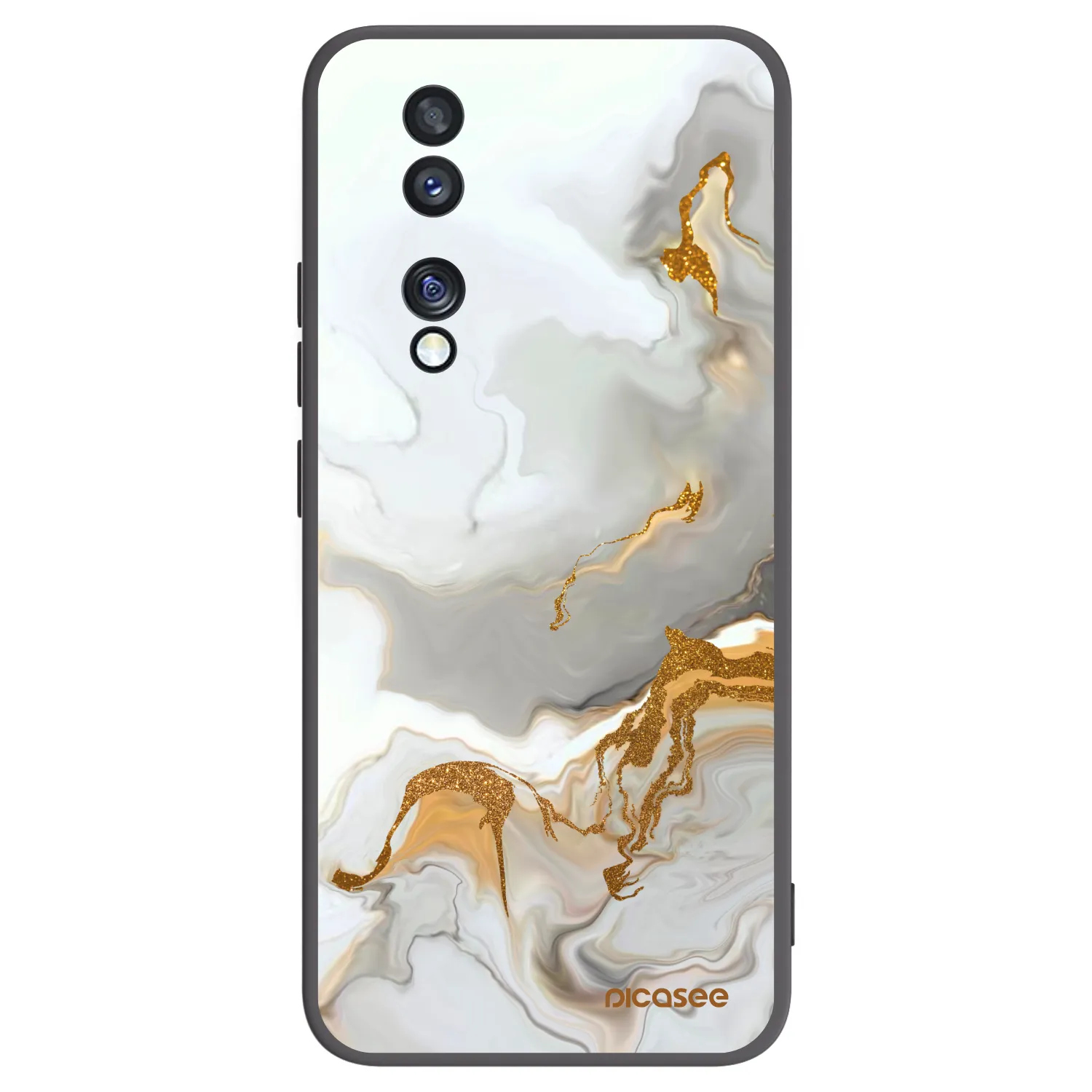 Picasee silikonový černý obal pro Honor 70 - Her