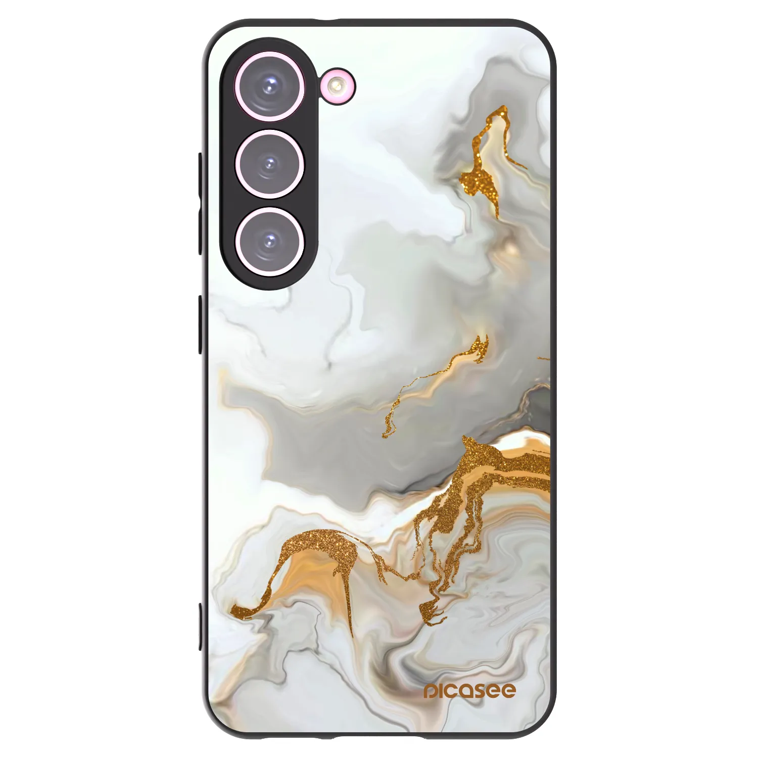 Picasee silikonový černý obal pro Samsung Galaxy S23 5G - Her