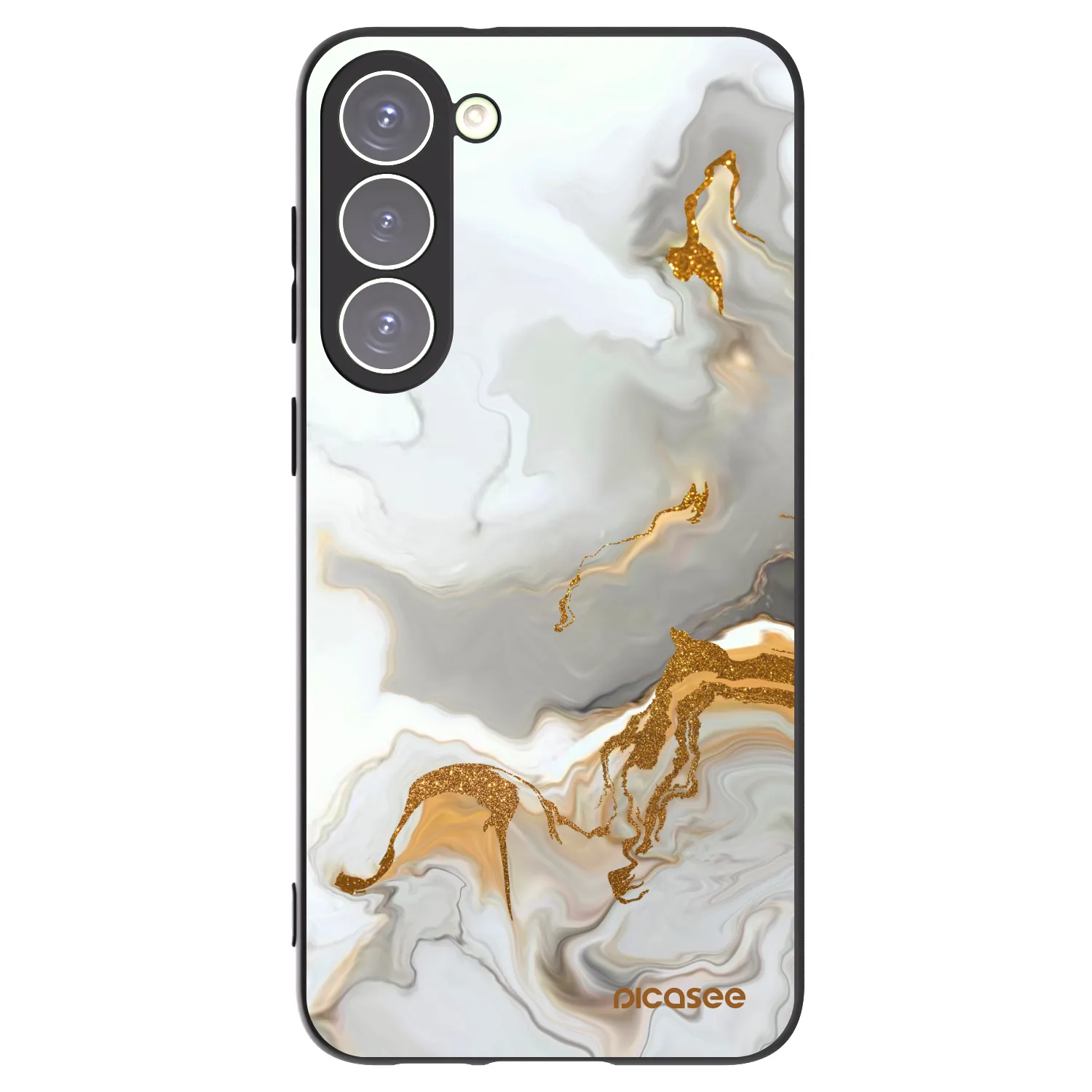 Picasee silikonový černý obal pro Samsung Galaxy S23+ 5G - Her