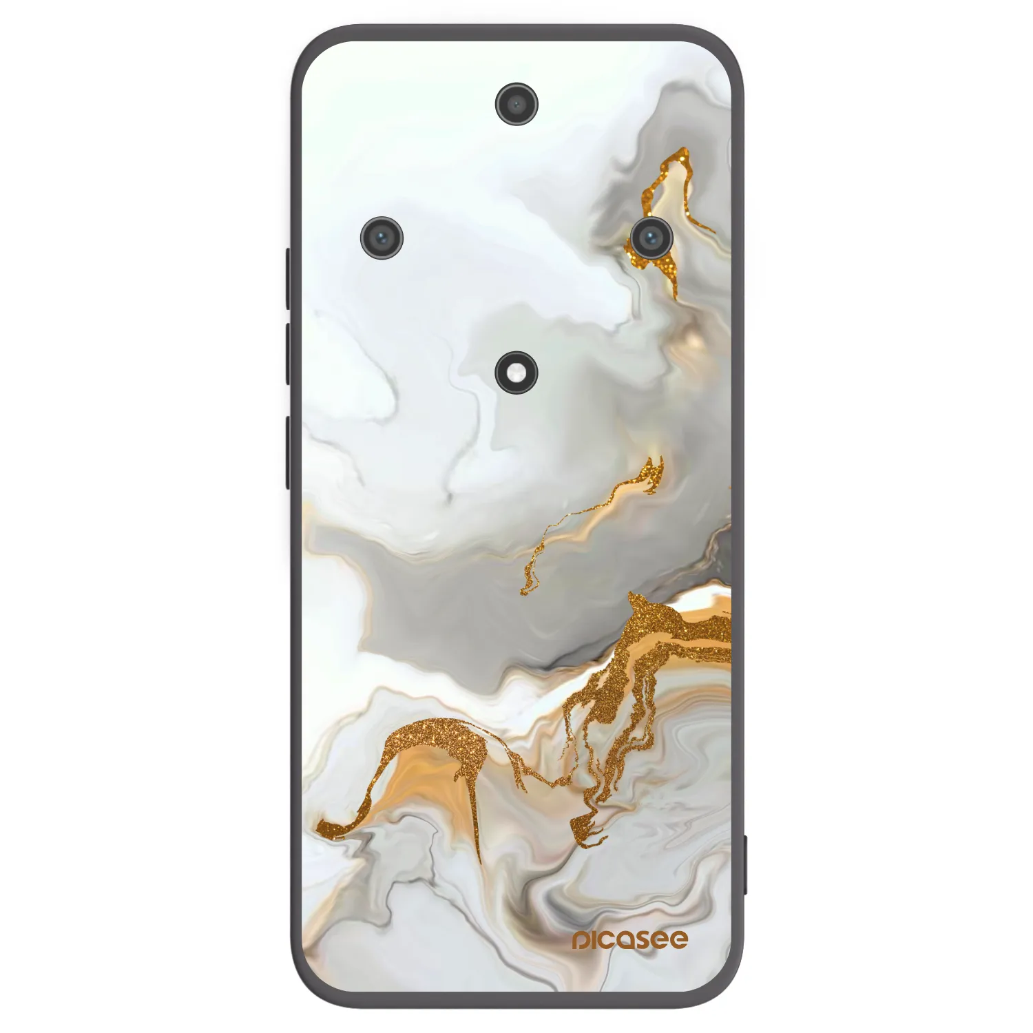 Picasee silikonový černý obal pro Honor Magic5 Lite 5G - Her
