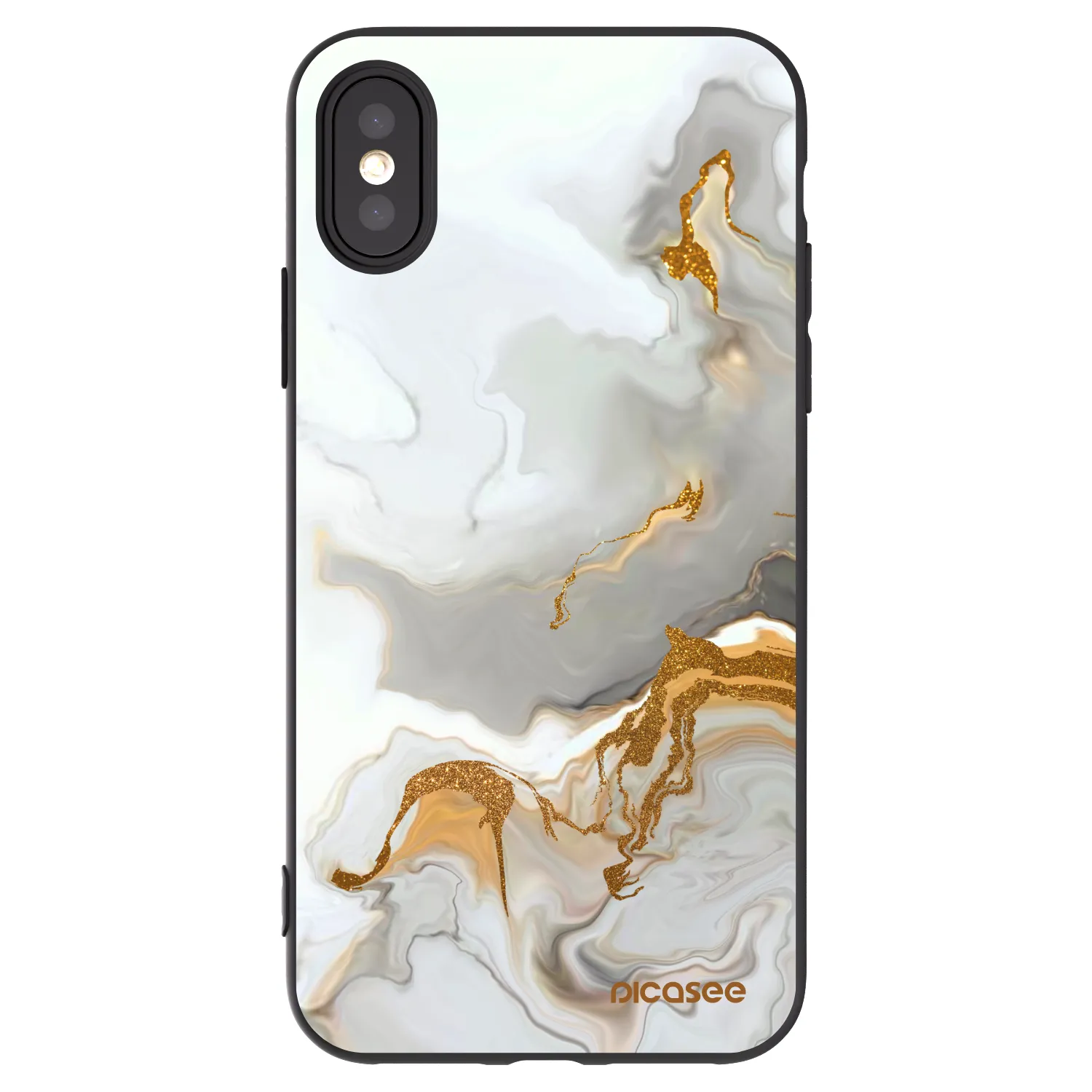 Picasee silikonový černý obal pro Apple iPhone X/XS - Her