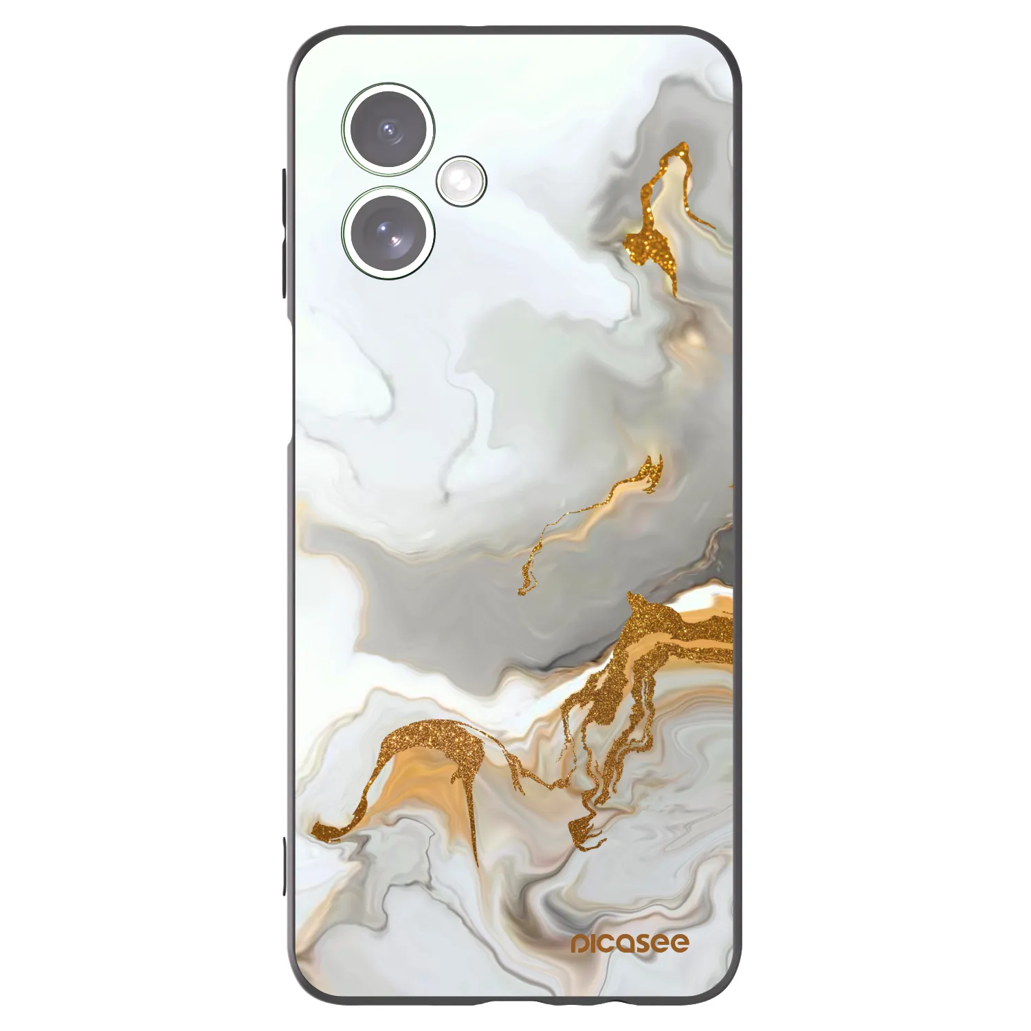 Picasee silikonový černý obal pro Motorola Moto G54 5G - Her