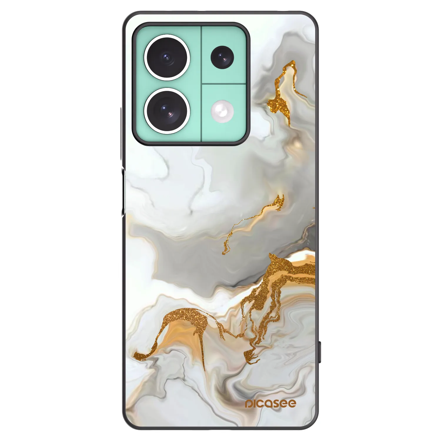Picasee silikonový černý obal pro Xiaomi Redmi Note 13 5G - Her
