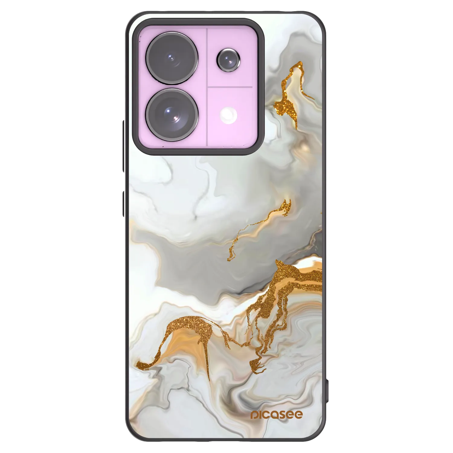 Picasee silikonový černý obal pro Xiaomi Redmi Note 13 Pro 5G - Her