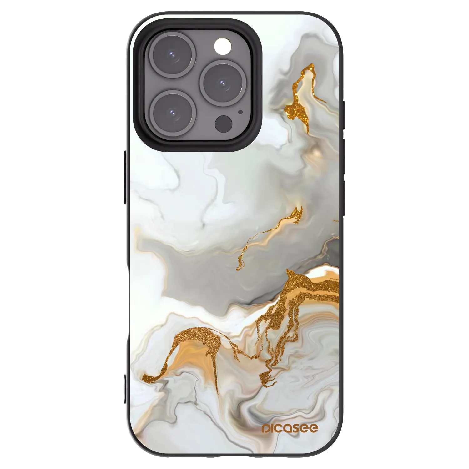 Picasee silikonový černý obal pro Apple iPhone 16 Pro - Her