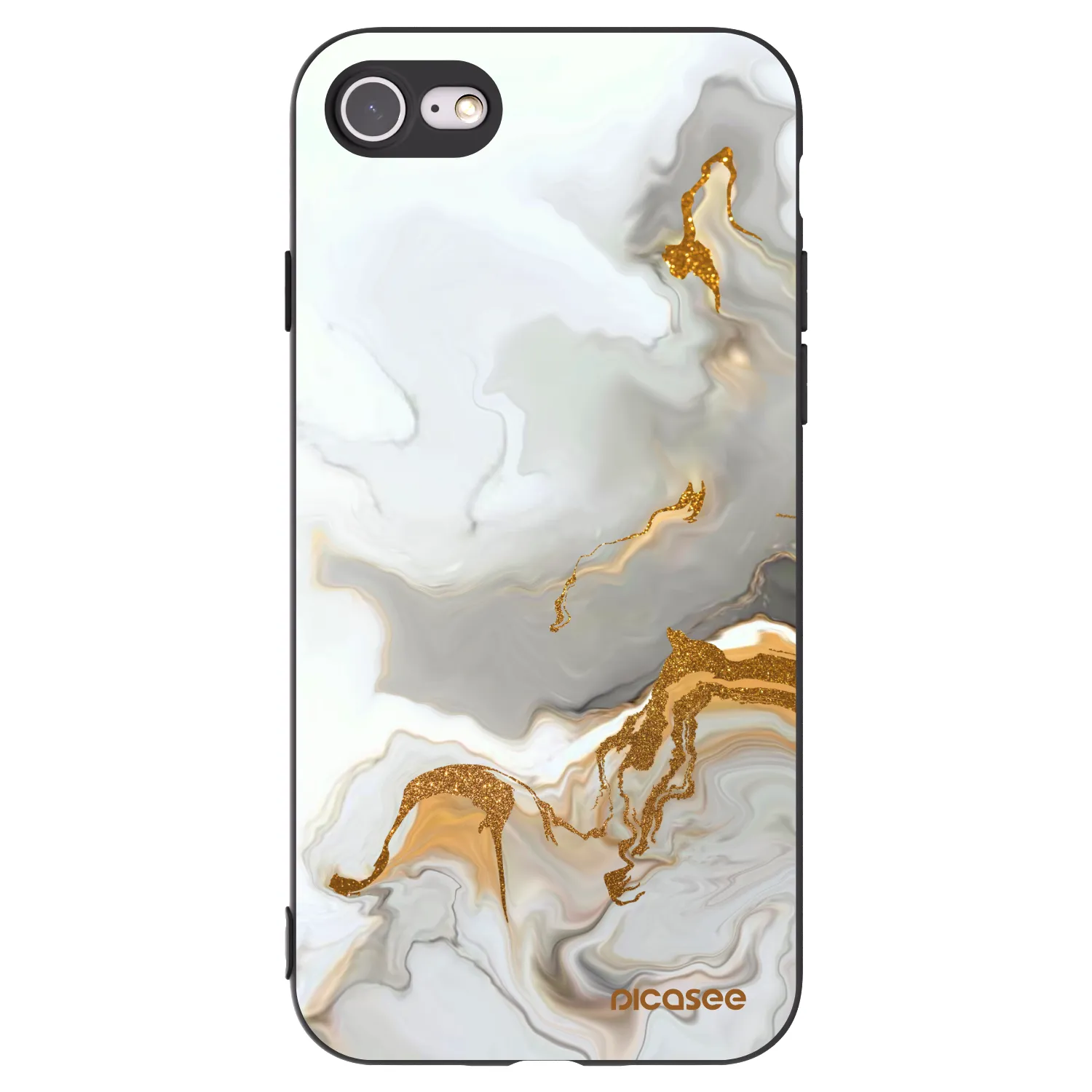 Picasee silikonový černý obal pro Apple iPhone 8 - Her