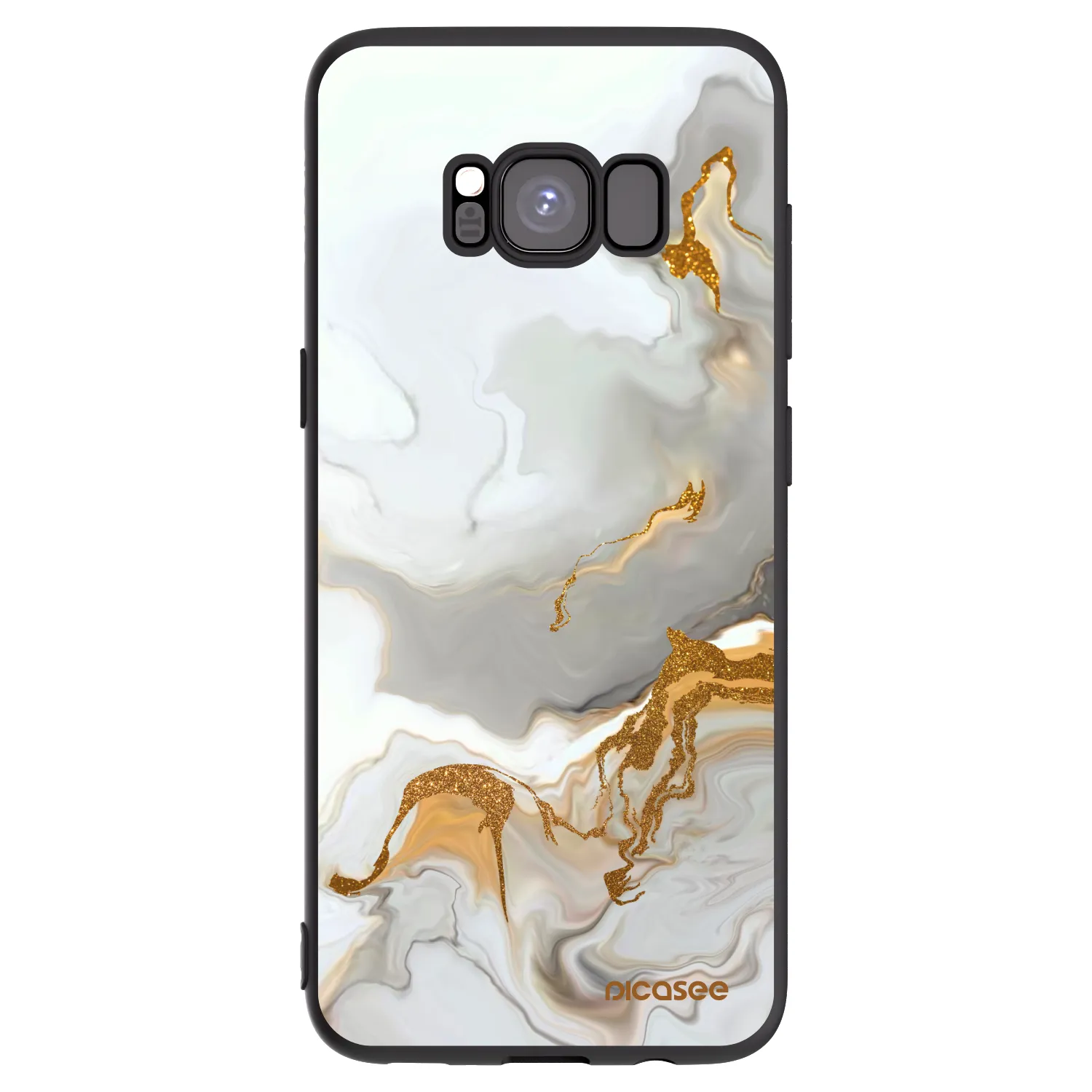 Picasee silikonový černý obal pro Samsung Galaxy S8 G950F - Her