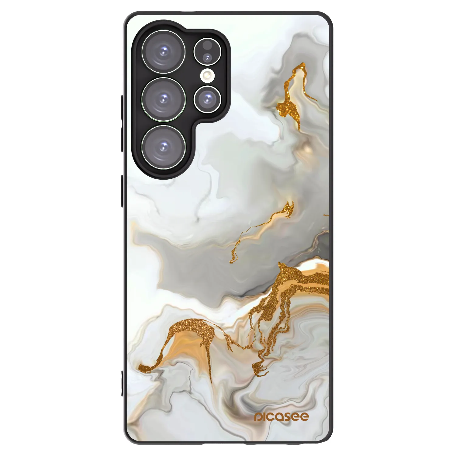 Picasee silikonový černý obal pro Samsung Galaxy S25 Ultra 5G - Her