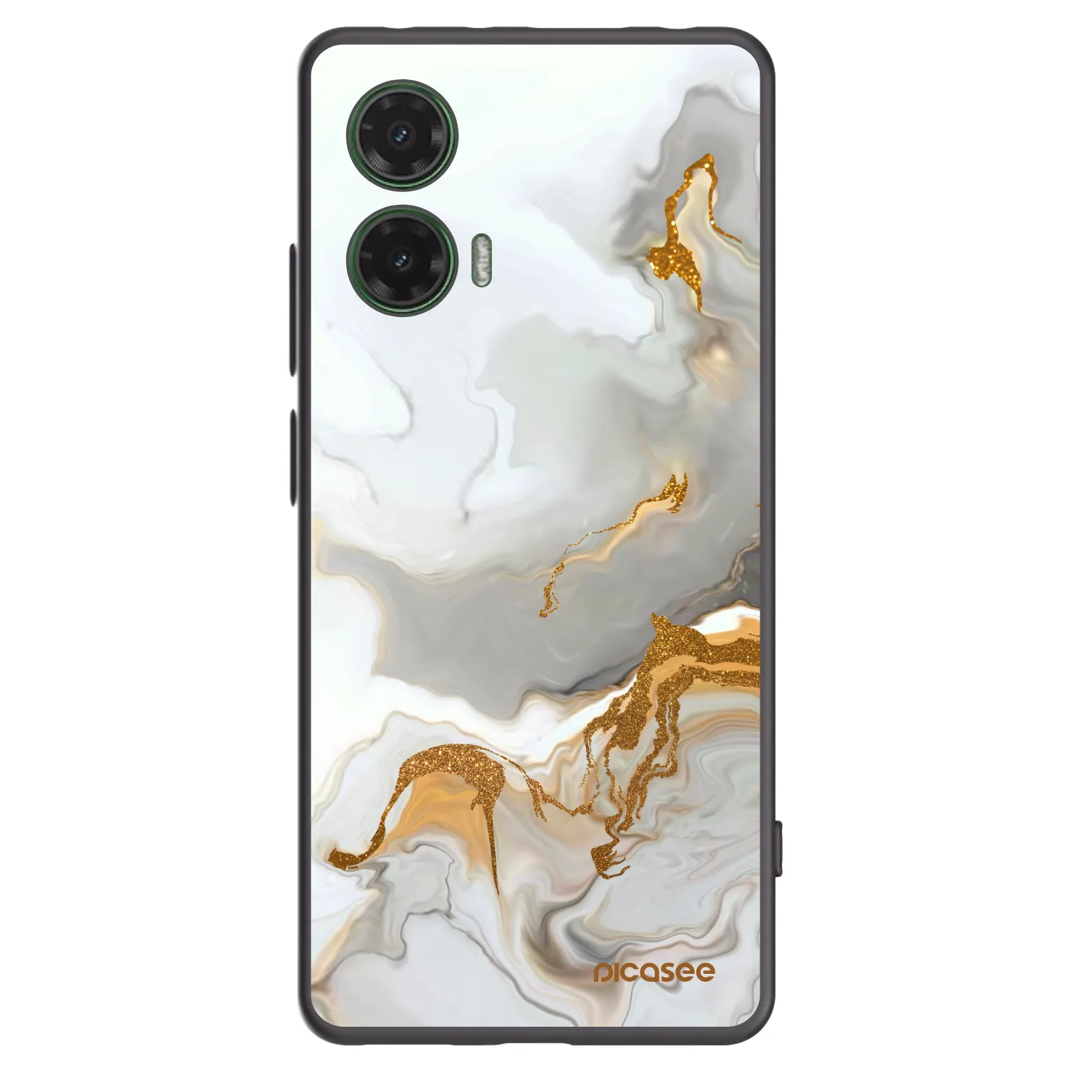 Picasee silikonový černý obal pro Motorola Moto G35 5G - Her