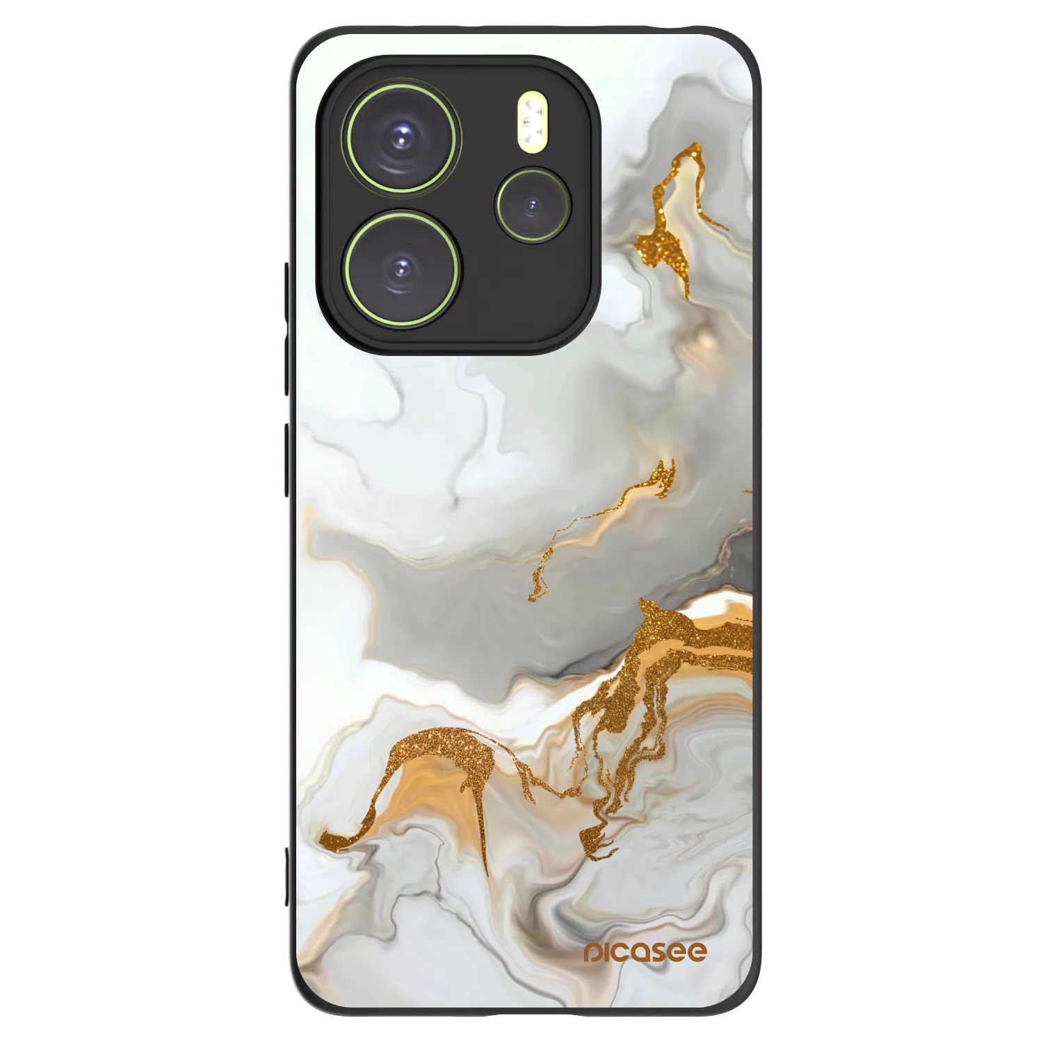 Picasee silikonový černý obal pro Xiaomi Redmi Note 14 4G - Her