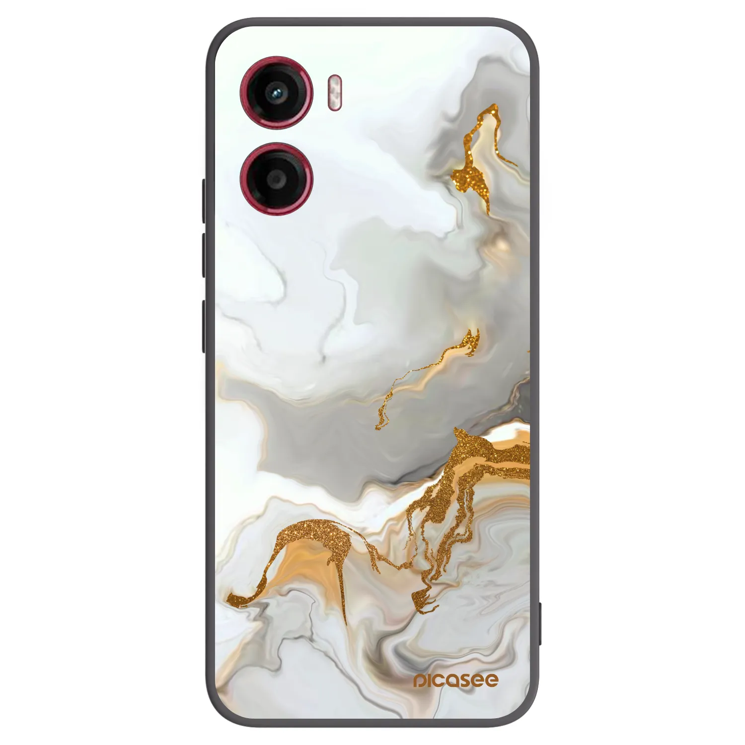 Picasee silikonový černý obal pro Motorola Moto G05 - Her