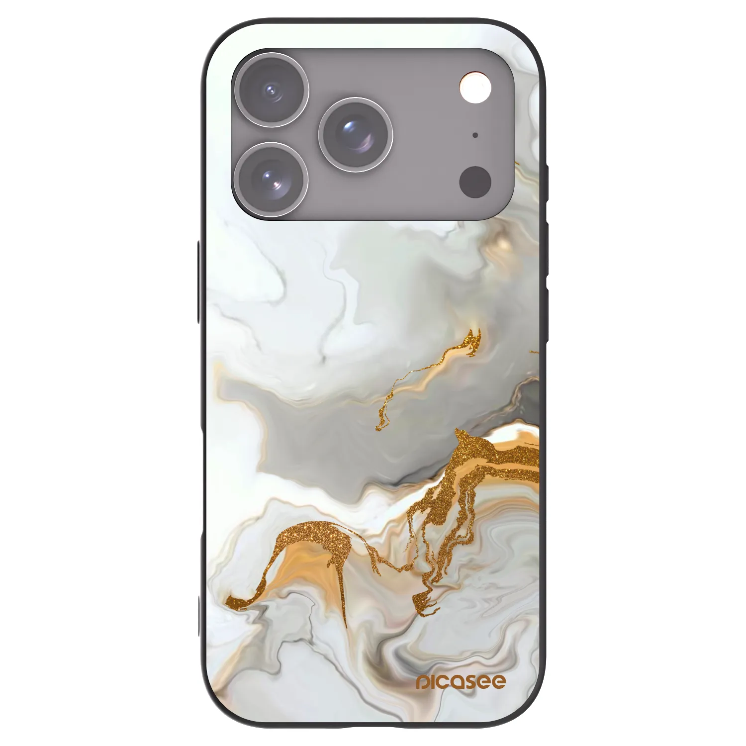 Picasee silikonový černý obal pro Apple iPhone 17 Pro - Her