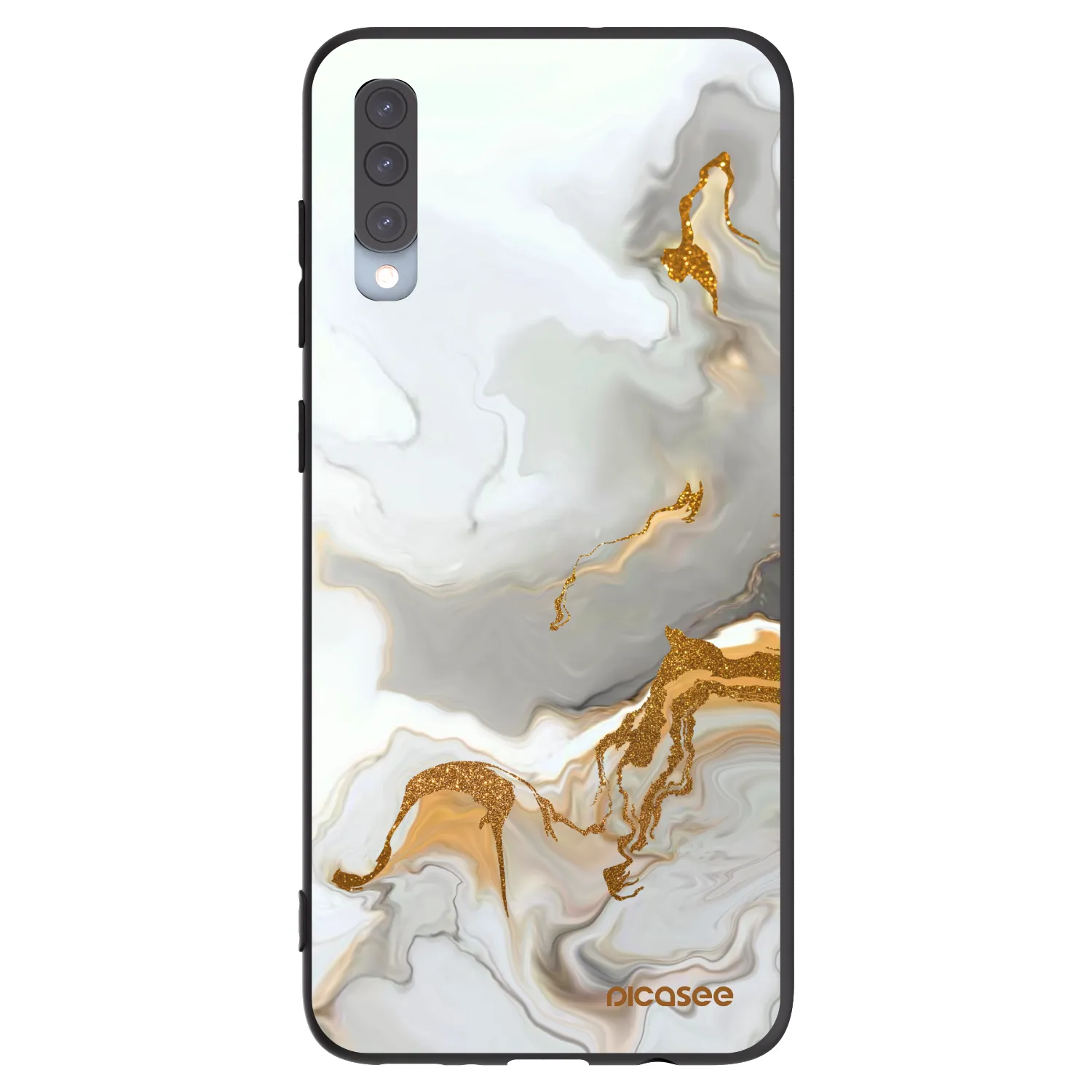 Picasee silikonový černý obal pro Samsung Galaxy A70 A705F - Her