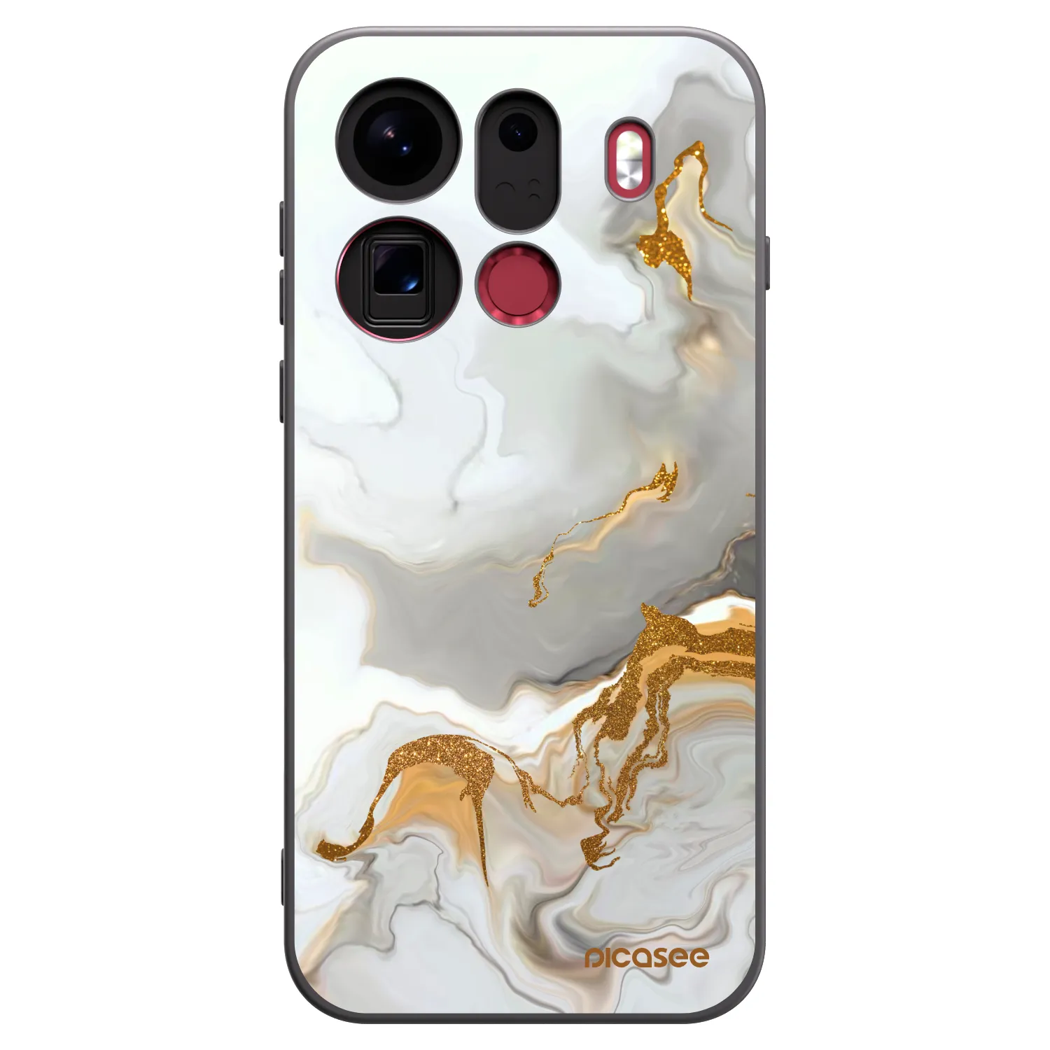 Picasee silikonový černý obal pro OPPO Find X9 Pro - Her