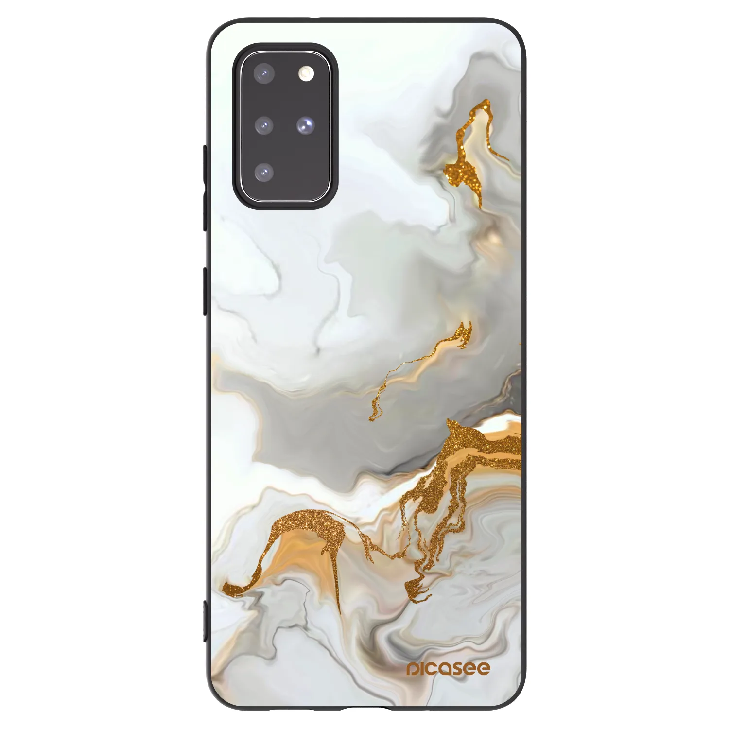 Picasee silikonový černý obal pro Samsung Galaxy S20+ G985F - Her