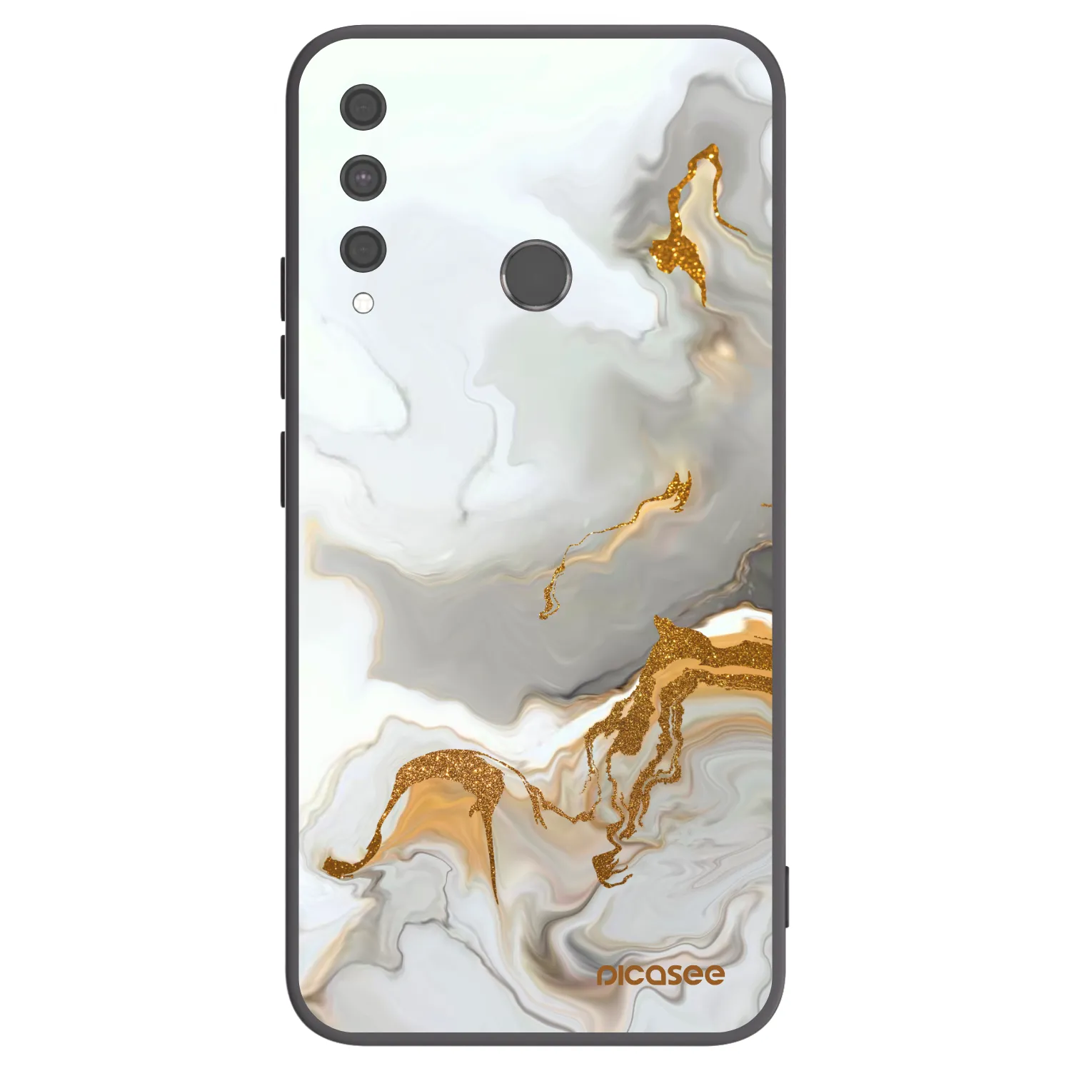 Picasee silikonový černý obal pro Huawei P40 Lite E - Her