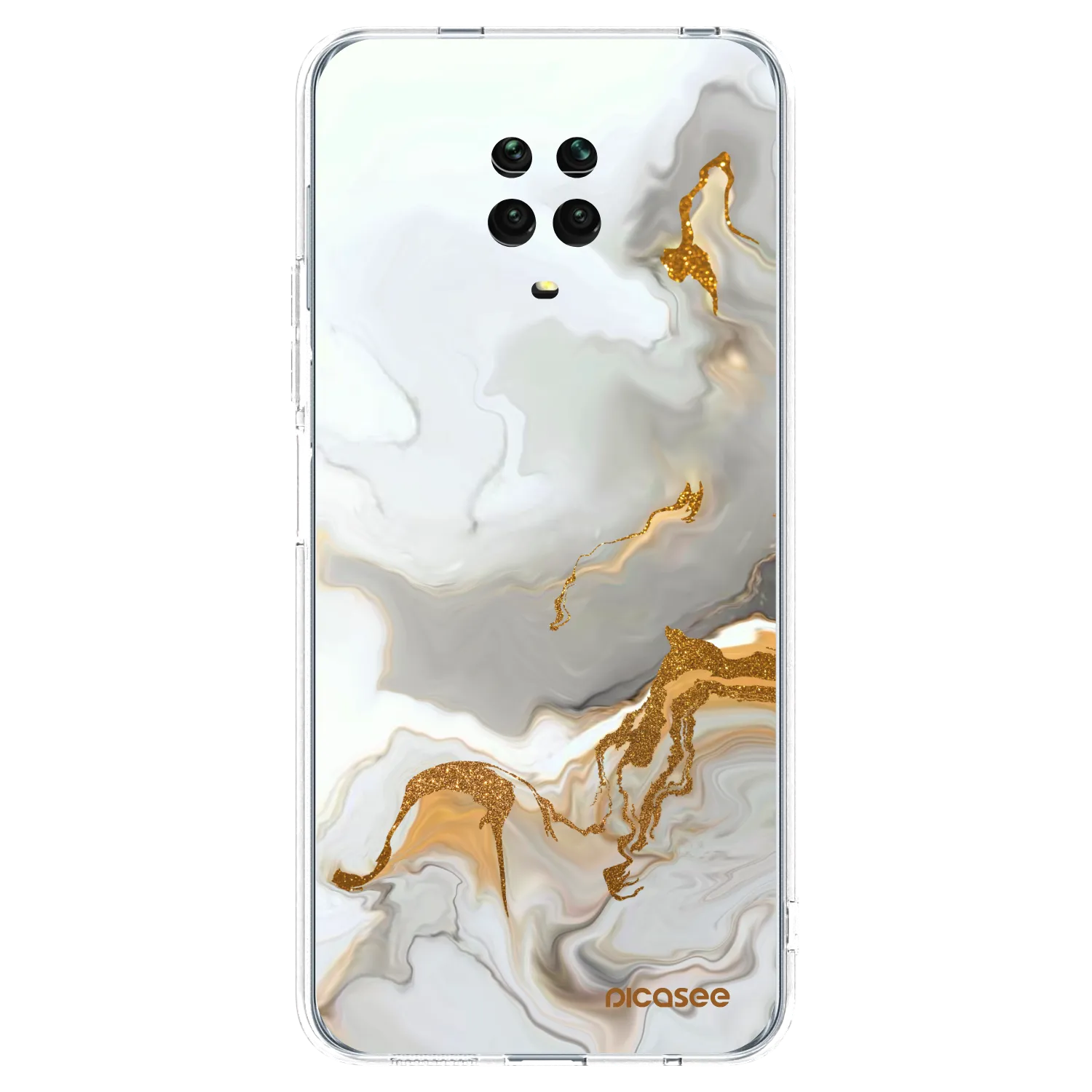 Picasee silikonový průhledný obal pro Xiaomi Redmi Note 9 Pro - Her