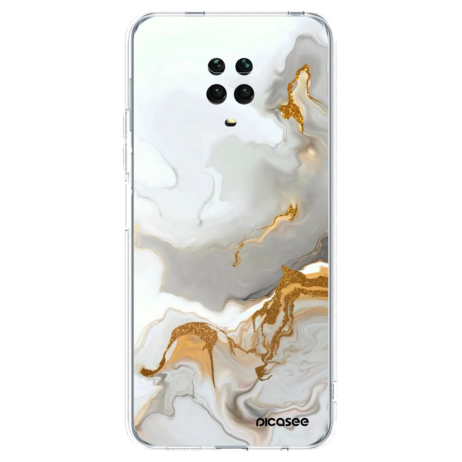 Picasee silikonový průhledný obal pro Xiaomi Redmi Note 9S - Her