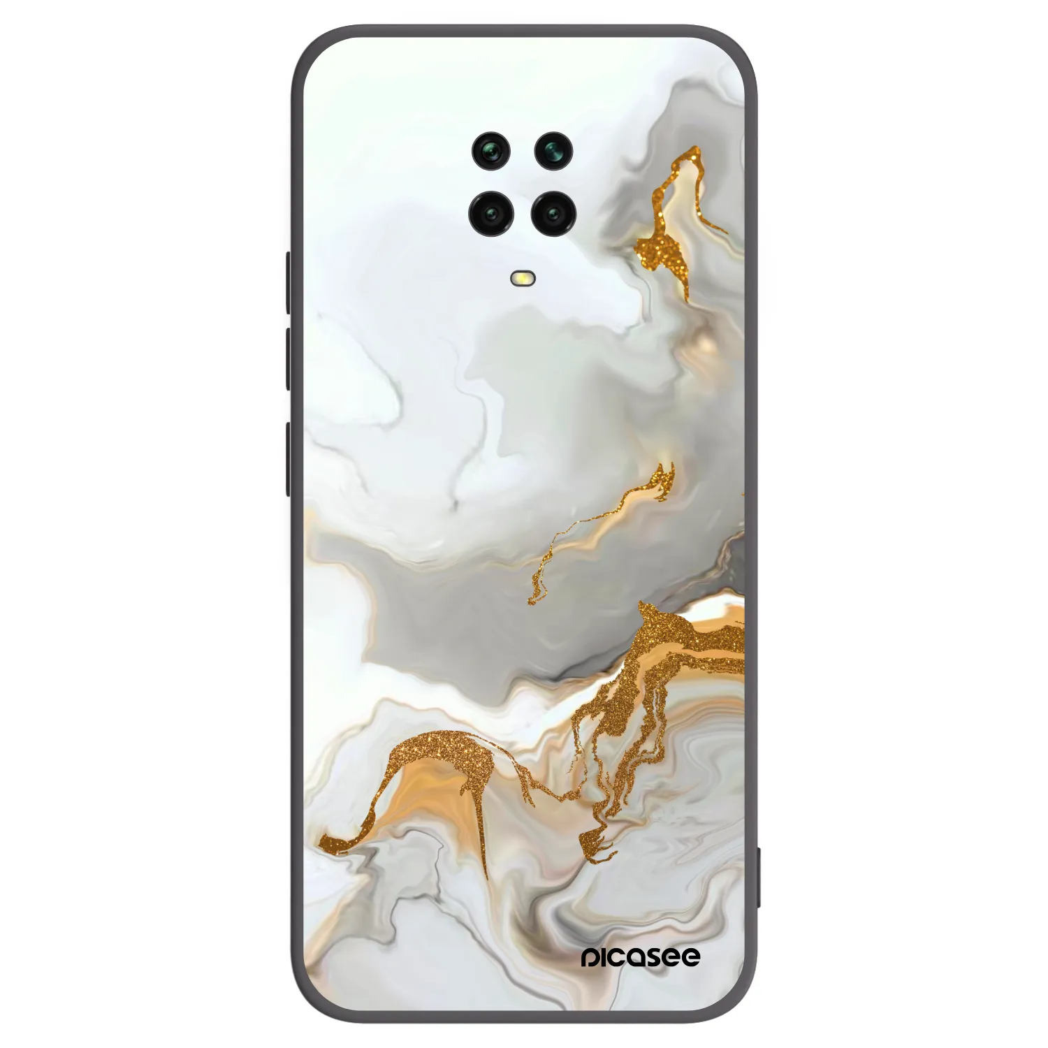 Picasee silikonový černý obal pro Xiaomi Redmi Note 9S - Her