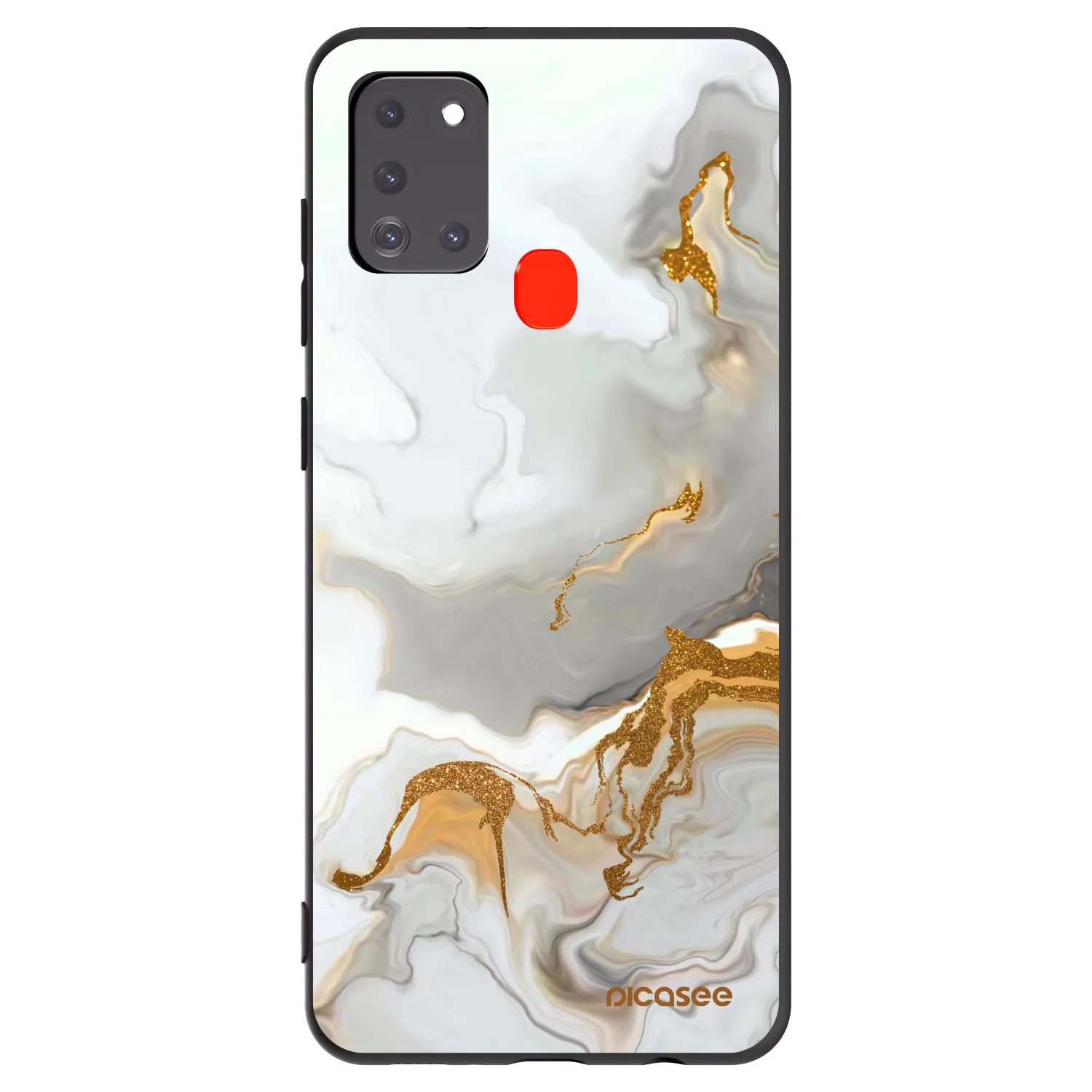 Picasee silikonový černý obal pro Samsung Galaxy A21s - Her