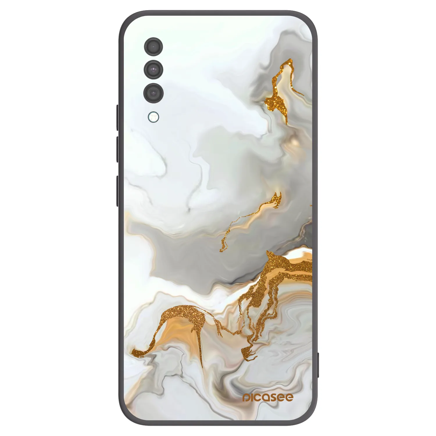 Picasee silikonový černý obal pro Samsung Galaxy A30s A307F - Her