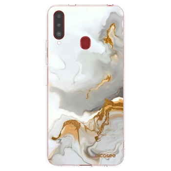 Picasee silikonový průhledný obal pro Samsung Galaxy A20s - Her