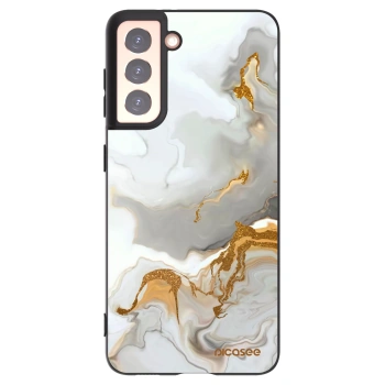 Picasee silikonový černý obal pro Samsung Galaxy S21 5G G991B - Her