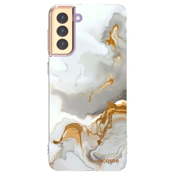 Picasee silikonový průhledný obal pro Samsung Galaxy S21+ 5G G996F - Her