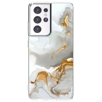 Picasee silikonový průhledný obal pro Samsung Galaxy S21 Ultra 5G G998B - Her
