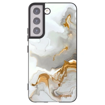 Picasee silikonový černý obal pro Samsung Galaxy S22 5G - Her