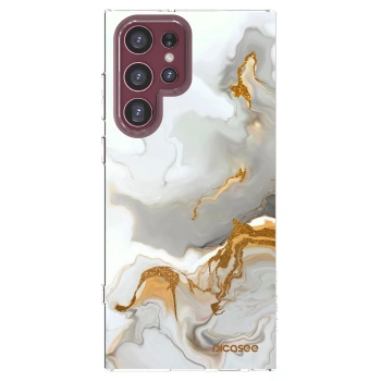 Picasee silikonový průhledný obal pro Samsung Galaxy S22 Ultra 5G - Her