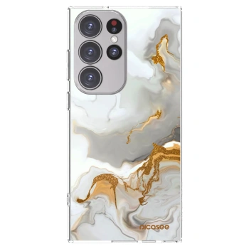 Picasee silikonový průhledný obal pro Samsung Galaxy S23 Ultra 5G - Her
