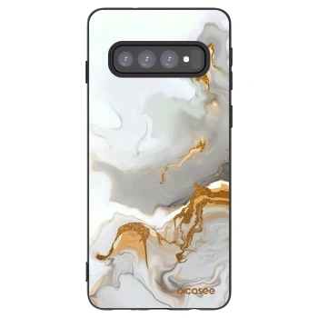 Picasee silikonový černý obal pro Samsung Galaxy S10 G973 - Her
