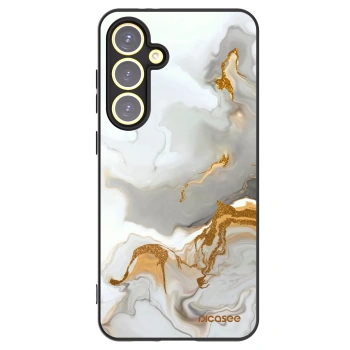 Picasee silikonový černý obal pro Samsung Galaxy S24 FE S721B - Her