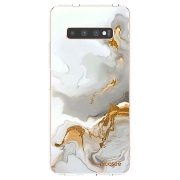 Picasee silikonový průhledný obal pro Samsung Galaxy S10 Plus G975 - Her