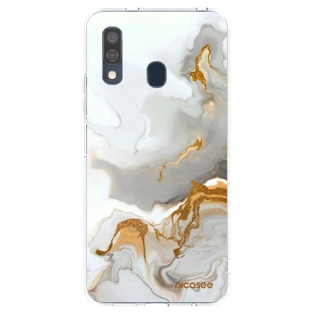 Picasee silikonový průhledný obal pro Samsung Galaxy A40 A405F - Her